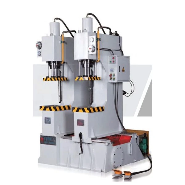 Double single column hydraulic press
